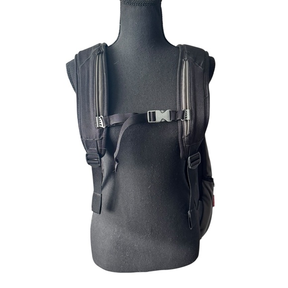 PING Black Backpack Golf Laptop School Bag with Multiple Compartments - Picture 3 of 8